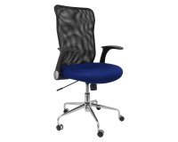 Silla de oficina Minaya azul