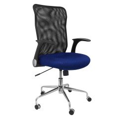 Silla de oficina Minaya azul
