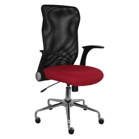 Silla de oficina Minaya Premium granate