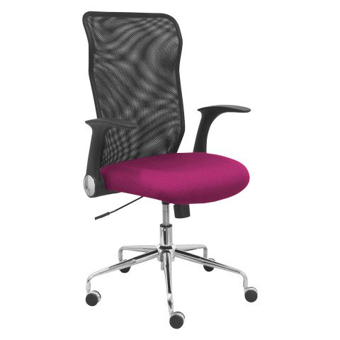 Silla de oficina Minaya Premium morado