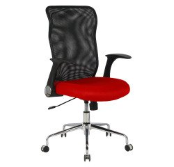 Silla de oficina Minaya rojo