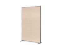 Cloison de séparation pleine B-Zen - L 122 x H 180 cm - Bois antibactérien