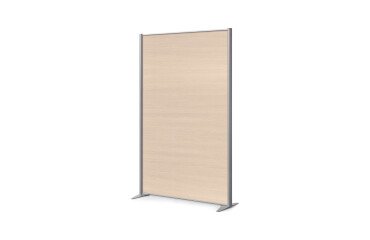 Full partition wall B-Zen - Antibacterial wood - W 122 x H 180 cm - Fixed foot