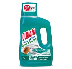 Entretien canalisations Ouragan – Flacon de 1 litre