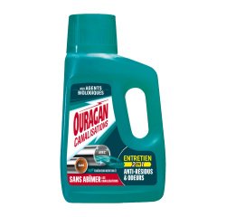 Entretien canalisations Ouragan biologique menthol – Flacon de 1 L