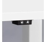 Table de réunion assis-debout à réglage électrique L 200 x P 100 cm - Nivo