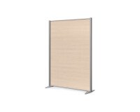 Trennwand B-Zen - antibakterielles Holz - B 122 x H 160 cm - Fester Standfuß
