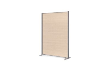 Full partition wall B-Zen - Antibacterial wood - W 122 x H 160 cm - Fixed foot