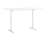 Table de réunion assis-debout à réglage électrique L 200 x P 100 cm - Nivo