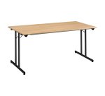 Folding multi-purpose table - depth 80cm plateau