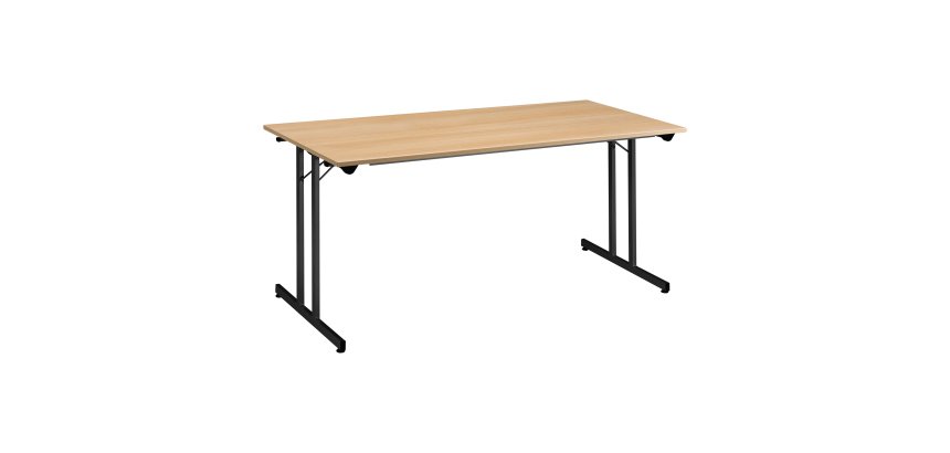 Folding multi-purpose table - depth 80cm plateau