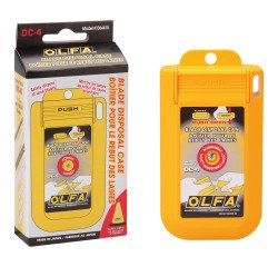 Caja para hojas de cutter usadas