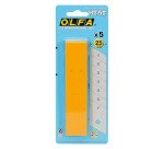 Lames pour cutter d'atelier Olfa XH-1 25 mm - Etui de 5 lames