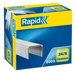 Grapas Rapid Estándar 24/6 - Caja de 5000