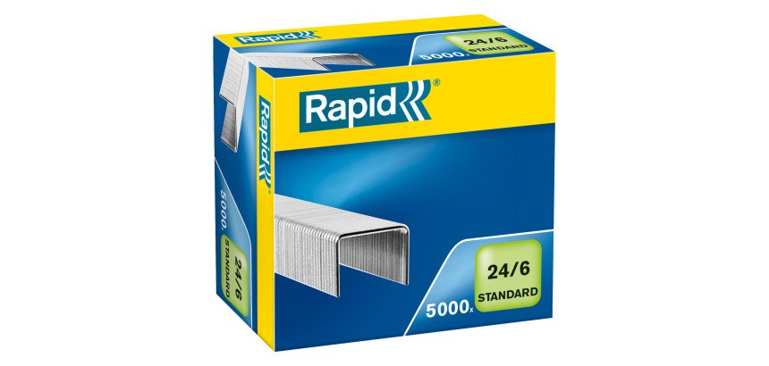 Grapas Rapid Estándar 24/6 - Caja de 5000