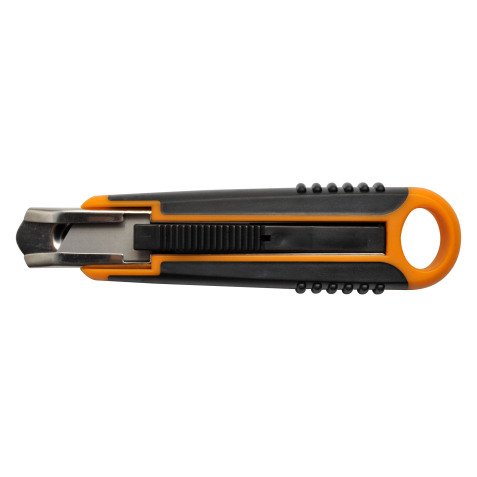 Safety cutter Fiskars 18 mm - trapezoidal blade