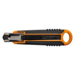 Cutter de Sécurité Fiskars 18 mm - Lame trapézoïdale