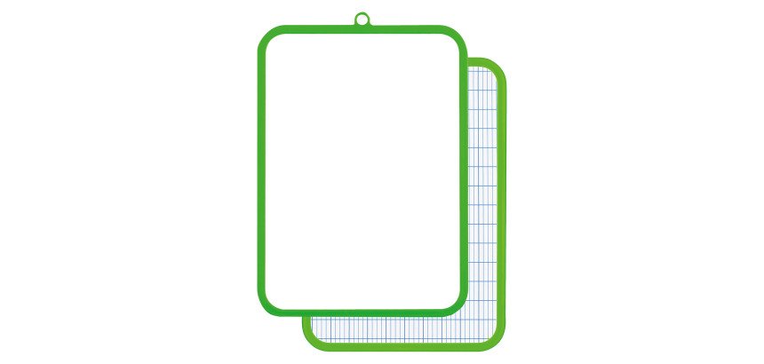 Ardoise plastique effaçable à sec 19x26cm
