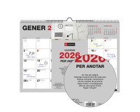 Calendario de Pared A4 Catalán Miquelrius