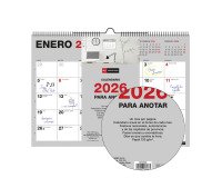 Calendario de Pared A4 Castellano Miquelrius
