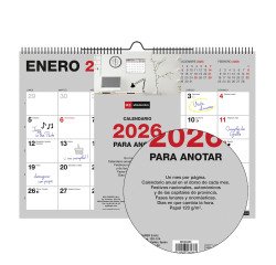 Calendario de Pared A4 Castellano Miquelrius