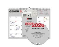 Calendario de Pared A3 Catalán Miquelrius