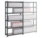 Rayonnage d'archives - Élément départ H 200 x L 100 x P 35 cm