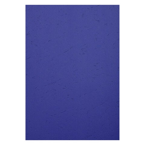 Cubiertas de encuadernación simil cuero 270 g Exacompta - Caja de 100 azul