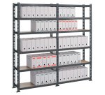 Rayonnage d'archives - Élément départ H 200 x L 100 x P 35 cm