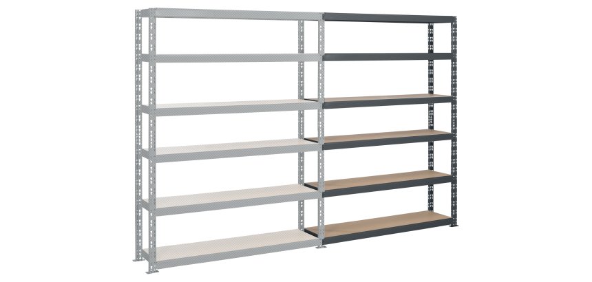 Rayonnage d'archives - Elément suivant H 200 x L 150 x P 35 cm