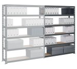 Rayonnage d'archives - Elément suivant H 200 x L 150 x P 35 cm