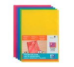 Chemises coin plastique Oxford A4 PVC 15/100e couleurs assorties - Paquet de 10