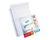 Fundas multitaladro con fuelle OXFORD A4 PVC 20/100e - Caja de 10