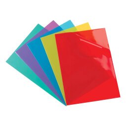 Plastic dossiermappen Oxford A4  PVC 15/100e geassorteerde kleuren - pak van 100