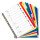 Intercalaires mensuels plastique