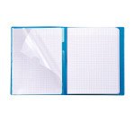 Cahier Koverbook Clairefontaine 24 x 32 cm grand carreaux 96 pages