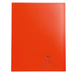 Cahier piqué Koverbook Clairefontaine - 24 x 32 cm - grands carreaux - 96 pages