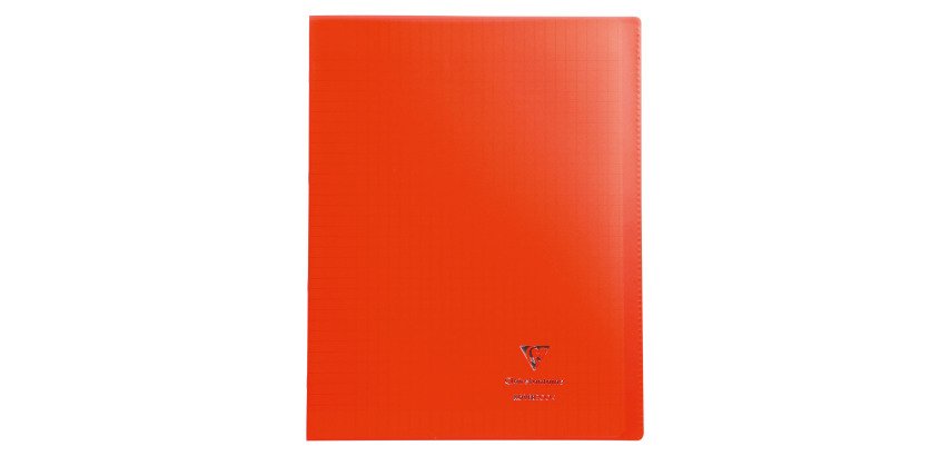 Cahier Koverbook Clairefontaine 24 x 32 cm grand carreaux 96 pages