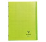 Cahier piqué Koverbook Clairefontaine - A4 21 x 29,7 cm - grands carreaux - 96 pages