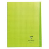 Cahier piqué Koverbook Clairefontaine - A4 21 x 29,7 cm - grands carreaux - 96 pages