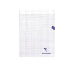 Cahier piqué Clairefontaine Mimesys 24 x 32 cm grands carreaux 96 pages