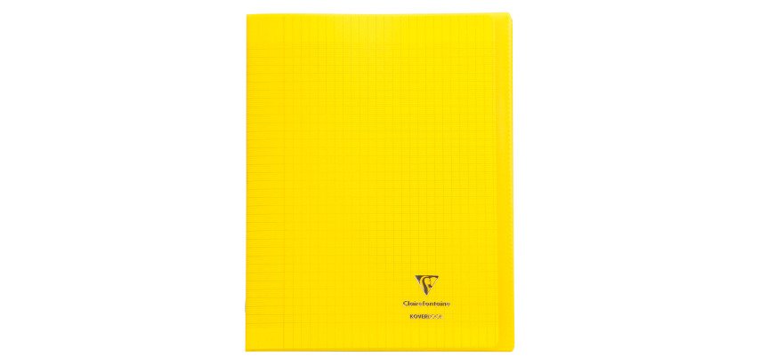 Cahier Koverbook Clairefontaine 24 x 32 cm grand carreaux 96 pages