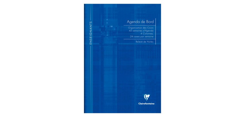 Agenda de bord broché Clairefontaine A4 21 x 29,7 cm - 144 pages