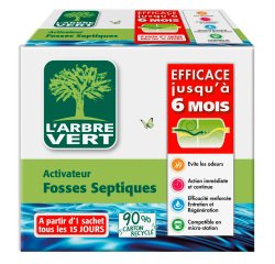 Activateur biologique pour fosses septiques L’Arbre Vert – 420 g