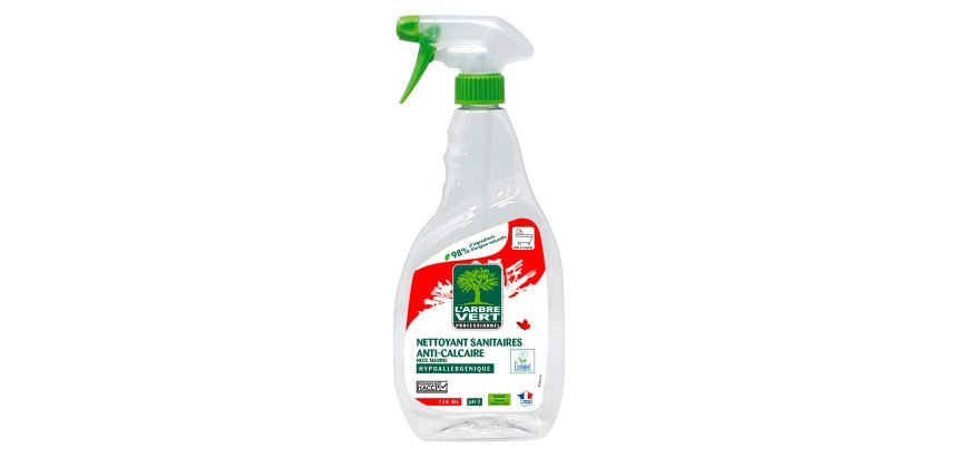 Nettoyant anticalcaire Sanitaire L’Arbre Vert professionnel  – Spray 740 ml