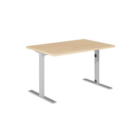 Straight desk metal base Optyma