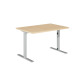 Straight desk metal base Optyma