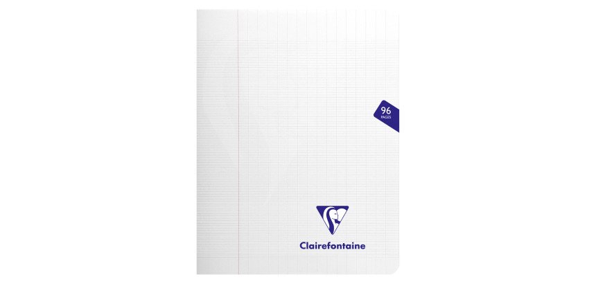 Geniet schrift Clairfontaine Mimesys 17x22 cm grote ruiten 96 bladzijden