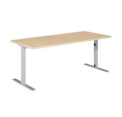 Straight desk metal base Optyma