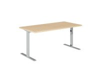 Straight desk metal base Optyma